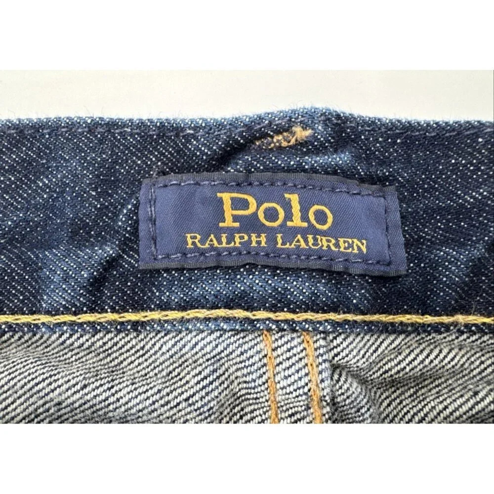 Polo Ralph Lauren Jeans Mens 40 Blue Denim Hampton Relaxed Straight 40x33